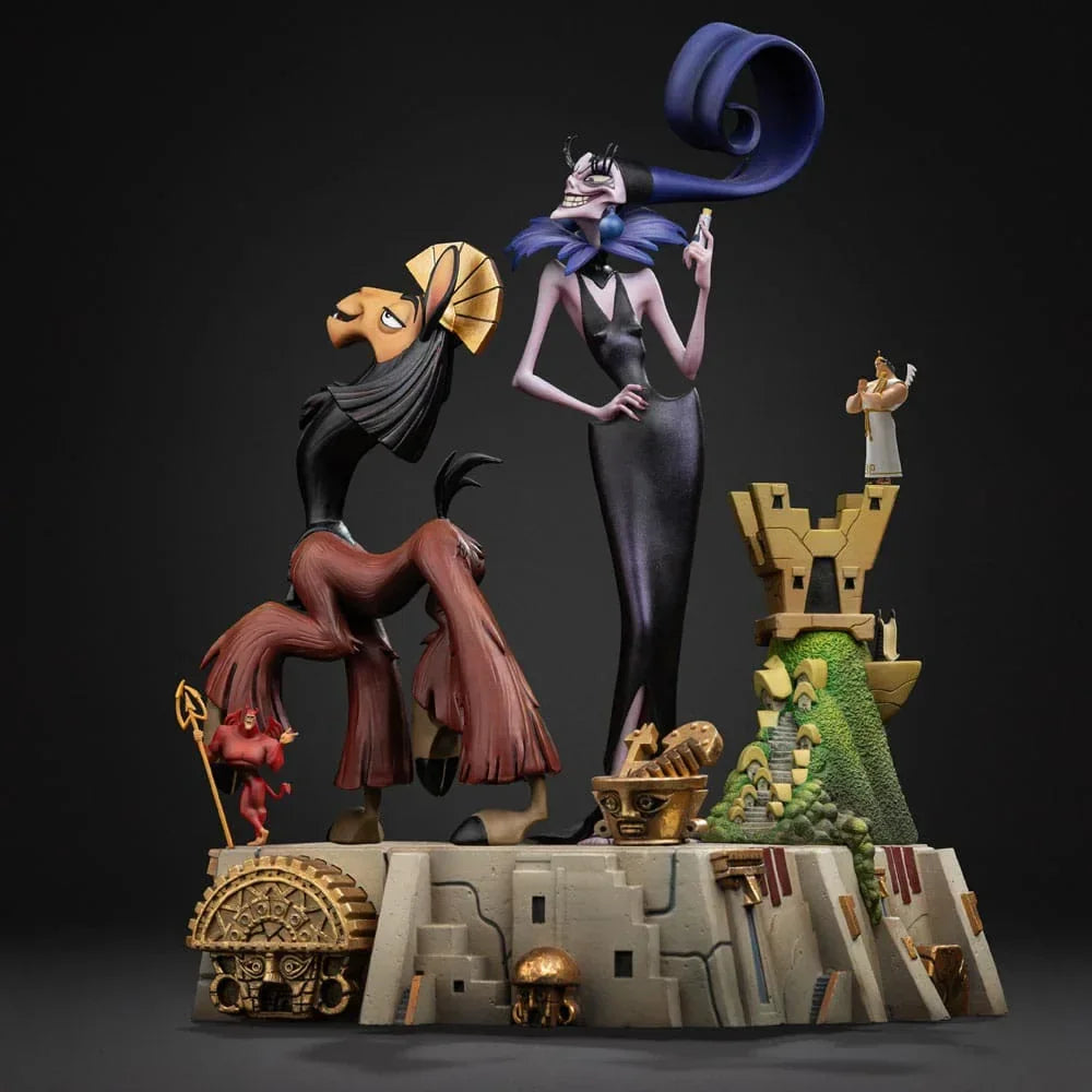Kaiserens nya stil Deluxe Art Scale Figur 1/10 Kuzko & Yzma 28 cm Iron Studios