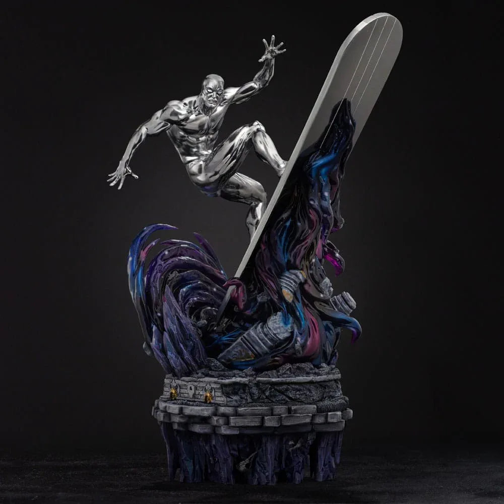 Marvel Comics Infinity Gauntlet Diorama Art Scale Figur 1/10 Silver Surfer Deluxe 36 cm Iron Studios