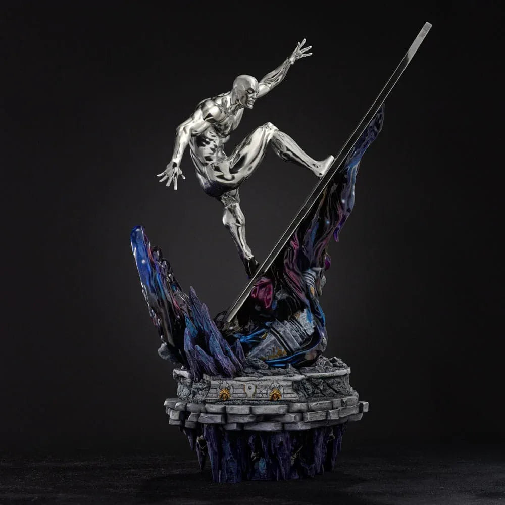 Marvel Comics Infinity Gauntlet Diorama Art Scale Figur 1/10 Silver Surfer Deluxe 36 cm Iron Studios