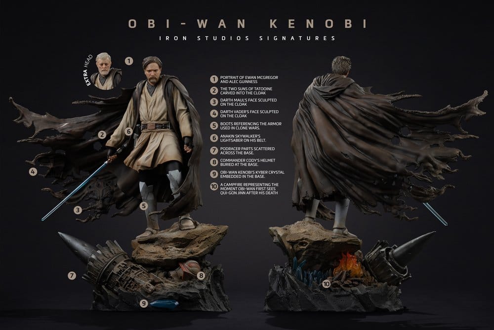 Star Wars Art Scale Figure 1/10 Obi-Wan Signatures 26 cm