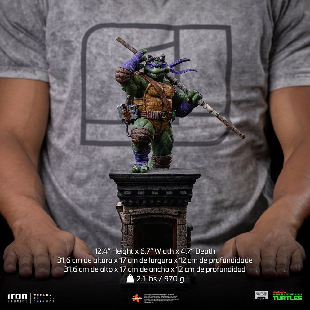 Teenage Mutant Ninja Turtles Skalafigur 1/10 Donatello Unleashed, 32 cm