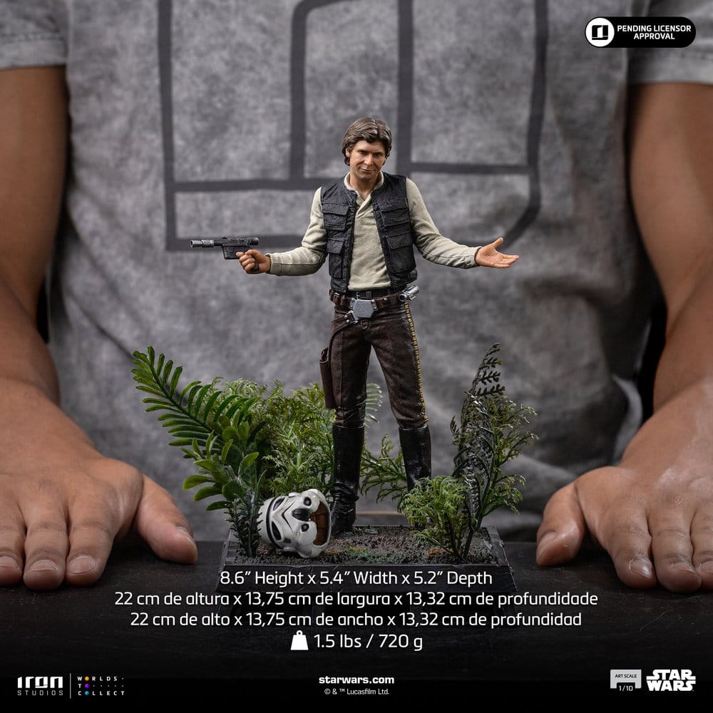 Star Wars Konst Skala Figur 1/10 Han Solo (Avsnitt VI) 22 cm