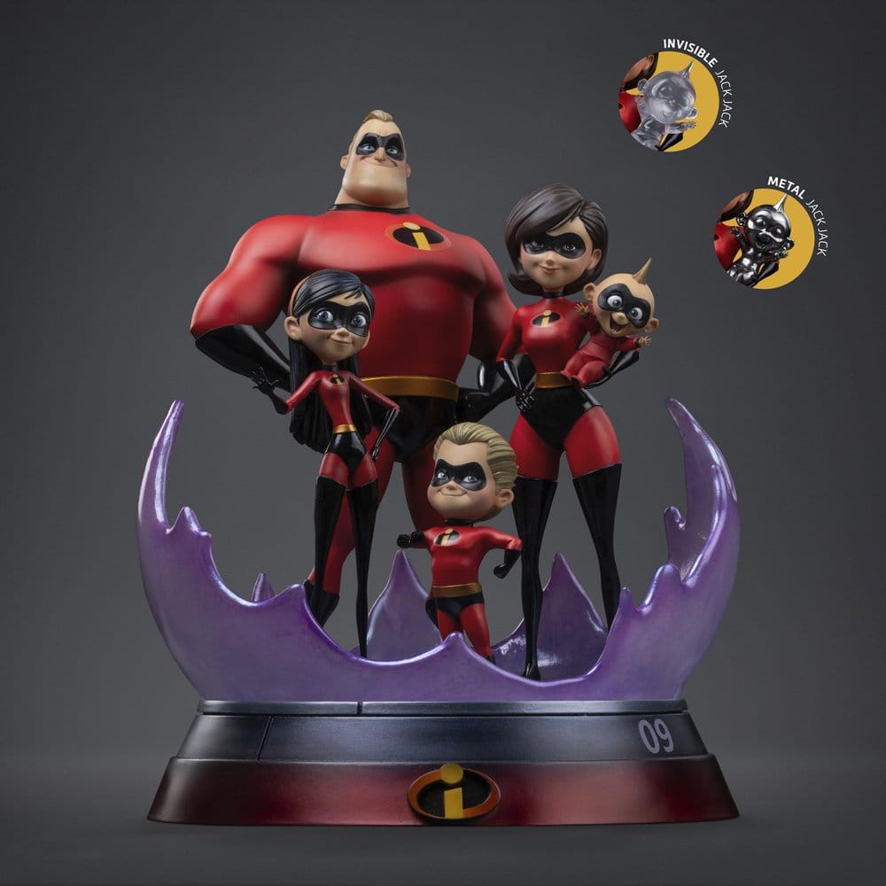 The Incredibles Konstskala Diorama 1/10 The Incredibles 25 cm