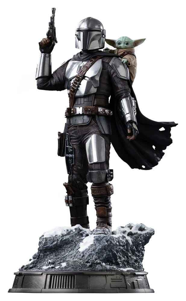The Mandalorian & Grogu Art Scale Figur 1/10 The Mandalorian och Grogu 25 cm