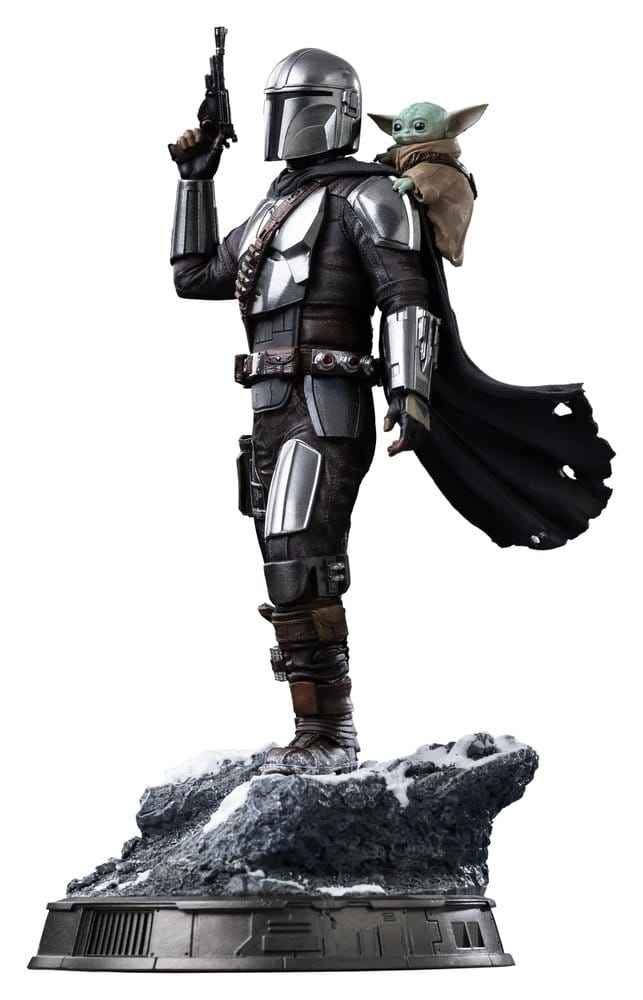 The Mandalorian & Grogu Art Scale Figur 1/10 The Mandalorian och Grogu 25 cm