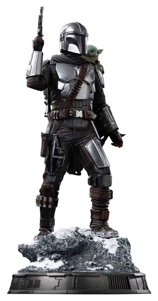 The Mandalorian & Grogu Art Scale Figur 1/10 The Mandalorian och Grogu 25 cm