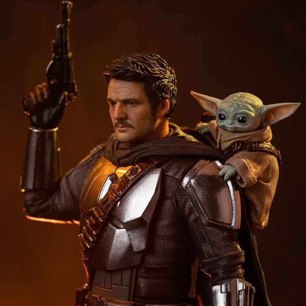 The Mandalorian & Grogu Art Scale Figur 1/10 The Mandalorian och Grogu 25 cm