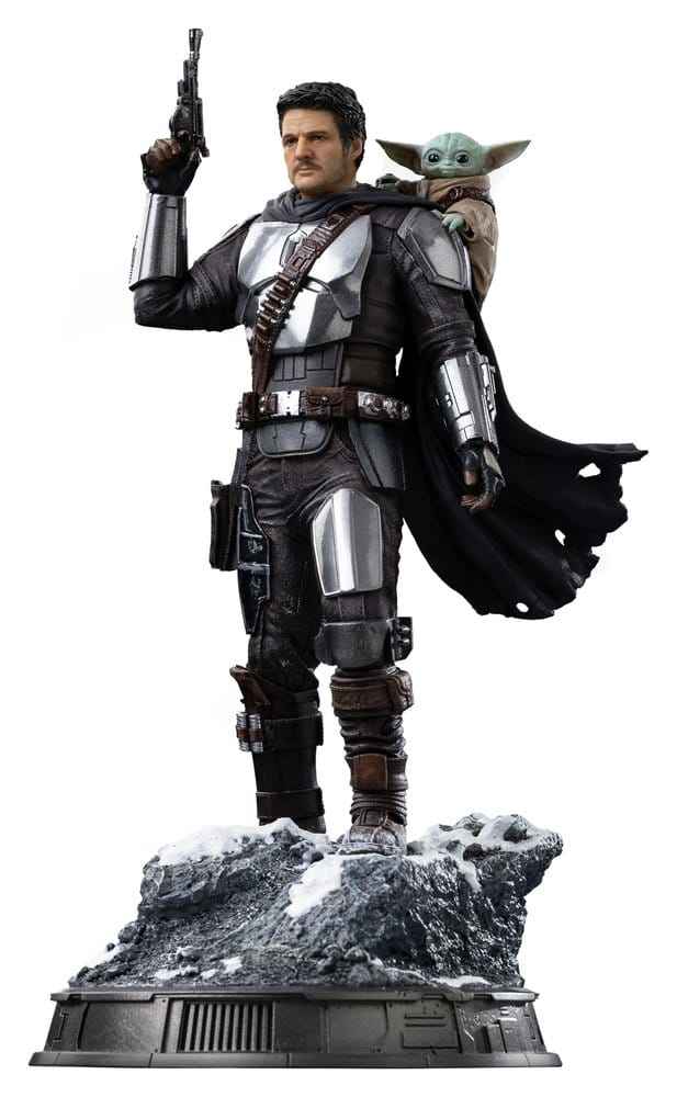 The Mandalorian & Grogu Art Scale Figur 1/10 The Mandalorian och Grogu 25 cm