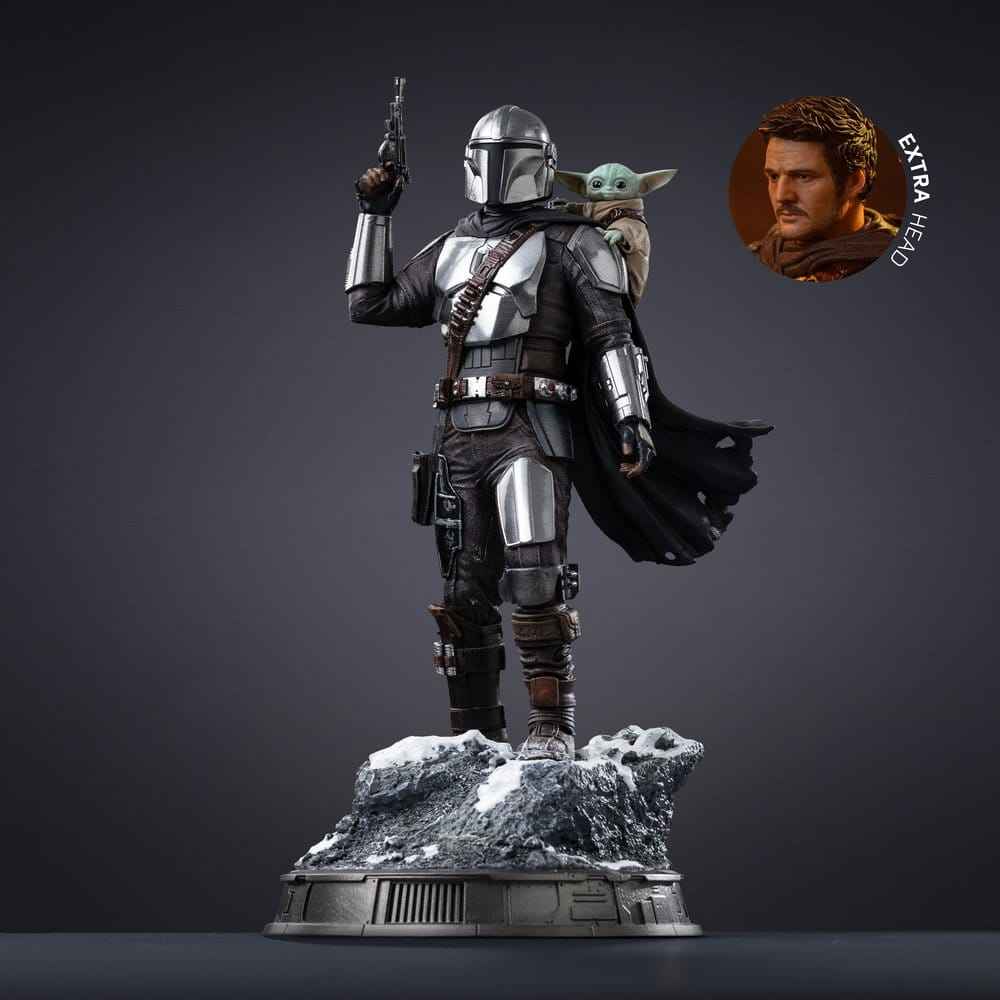 The Mandalorian & Grogu Art Scale Figur 1/10 The Mandalorian och Grogu 25 cm