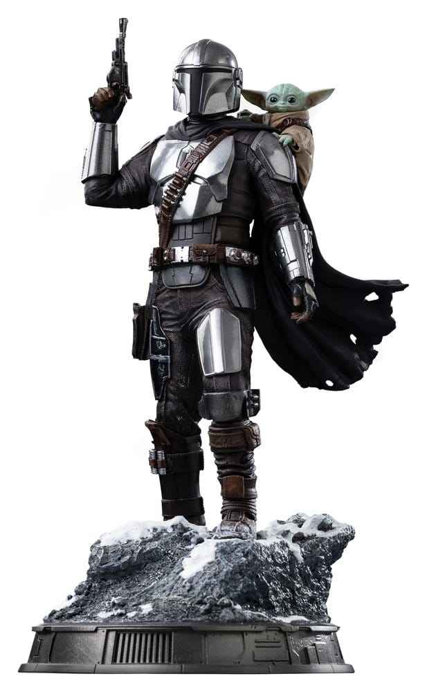The Mandalorian & Grogu Art Scale Figur 1/10 The Mandalorian och Grogu 25 cm