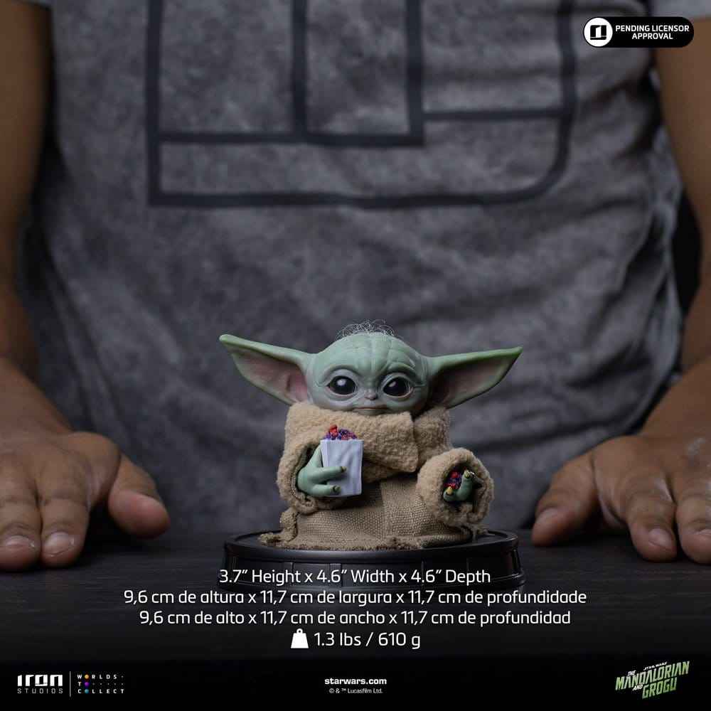 The Mandalorian & Grogu Grogu Collection Figur Grogu Popcorn Time - Officiellt Licensierad Samlarfigur