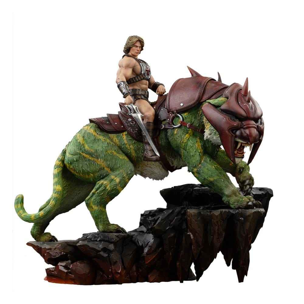 Masters of the Universe Art Scale Figur 1/10 He-Man och Battle Cat 33 cm