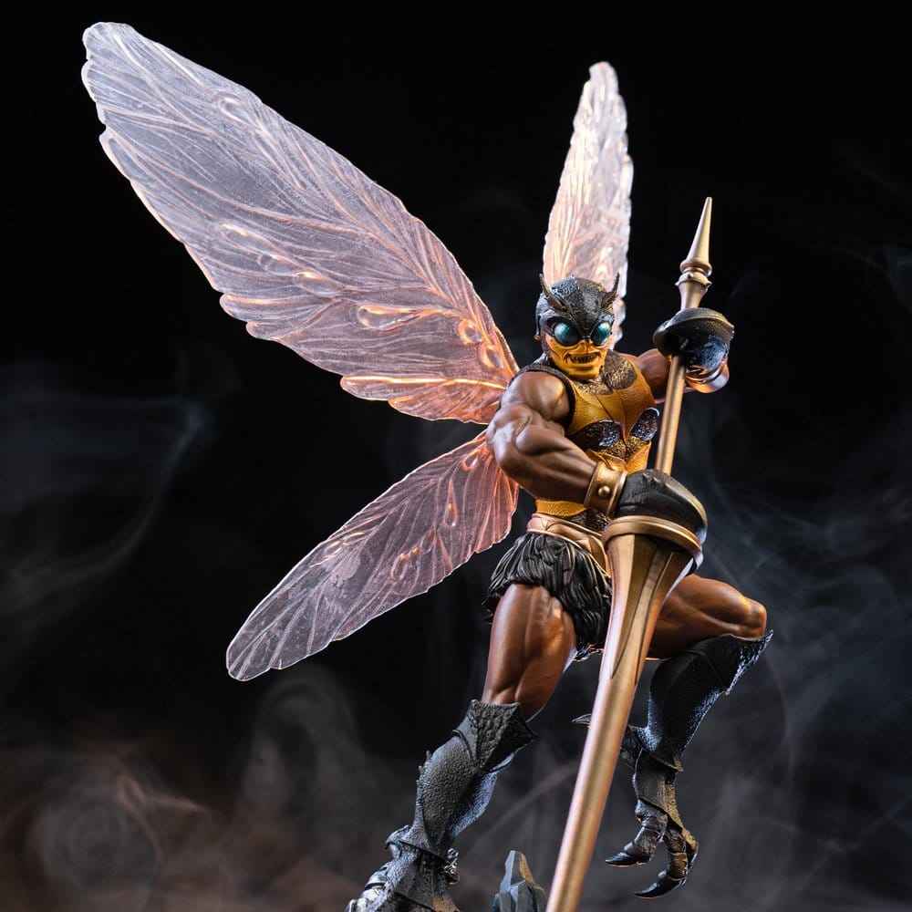 Masters of the Universe Art Scale Figur 1/10 Buzz-Off 36 cm – Detaljerad Samlarfigur i Polystone