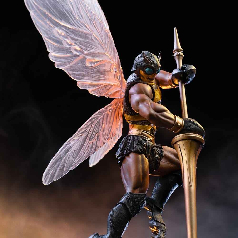 Masters of the Universe Art Scale Figur 1/10 Buzz-Off 36 cm – Detaljerad Samlarfigur i Polystone