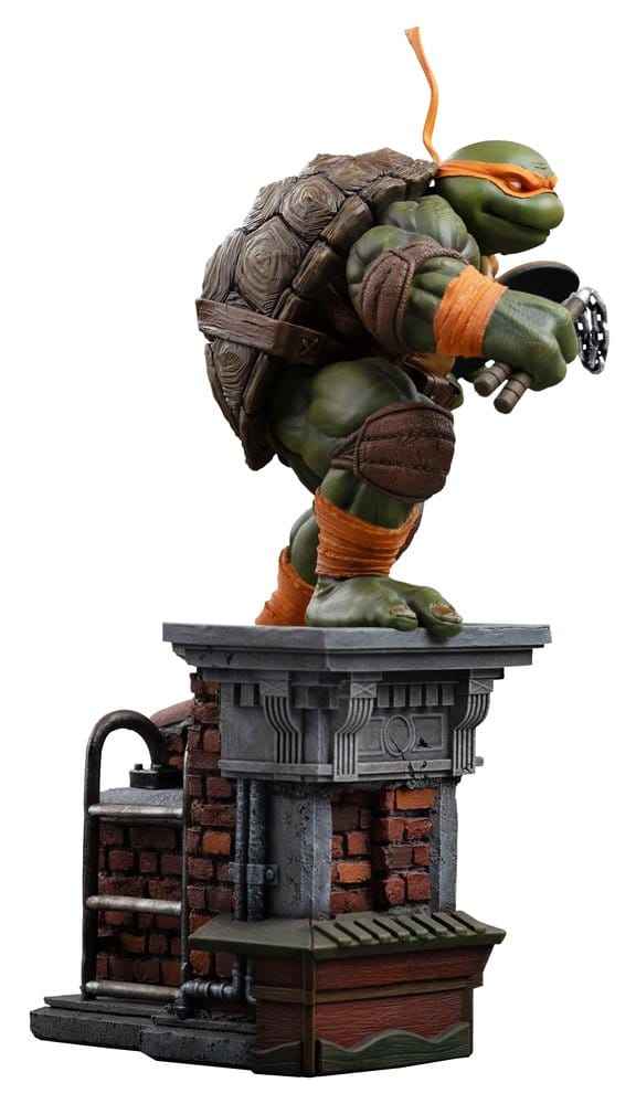 Teenage Mutant Ninja Turtles Art Scale Figur 1/10 Michelangelo Släppt Fri 24 cm