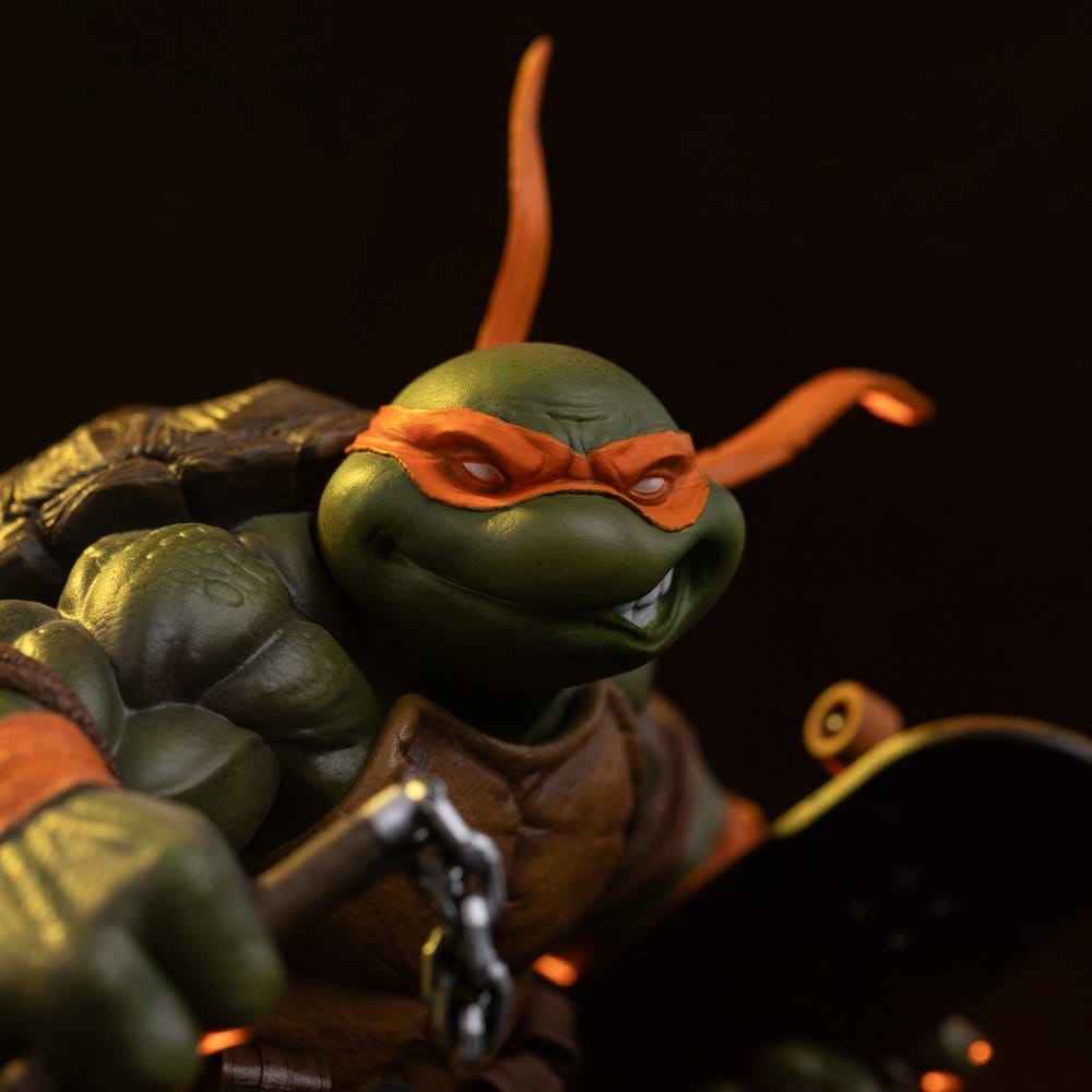 Teenage Mutant Ninja Turtles Art Scale Figur 1/10 Michelangelo Släppt Fri 24 cm
