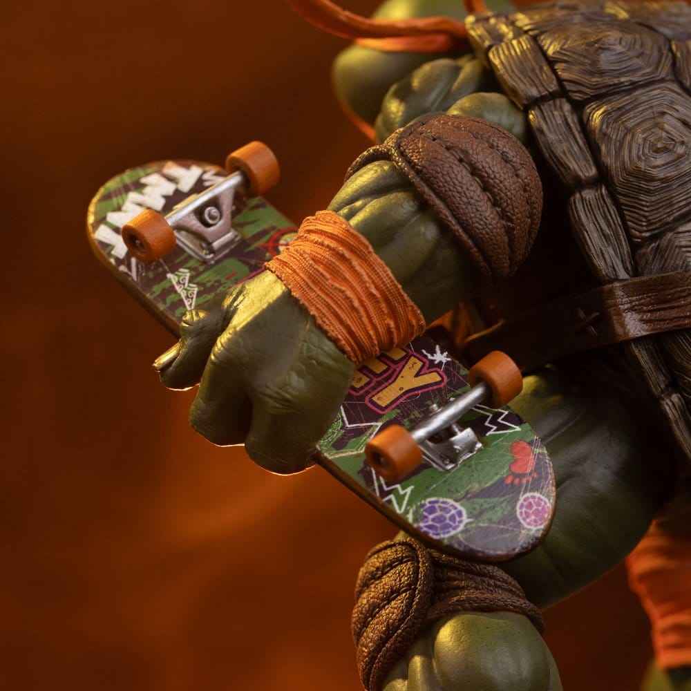 Teenage Mutant Ninja Turtles Art Scale Figur 1/10 Michelangelo Släppt Fri 24 cm