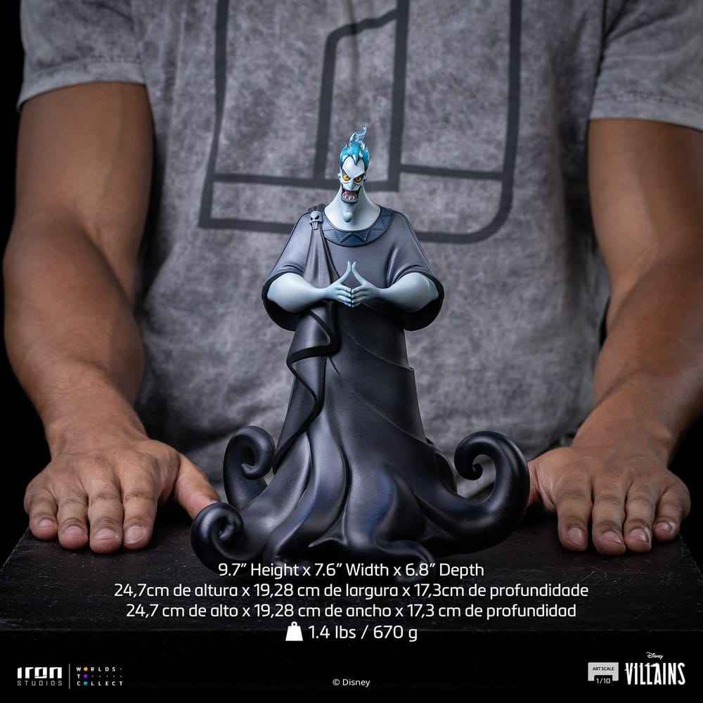 Disney Konstskala Figur 1/10 Hades Standard 25 cm