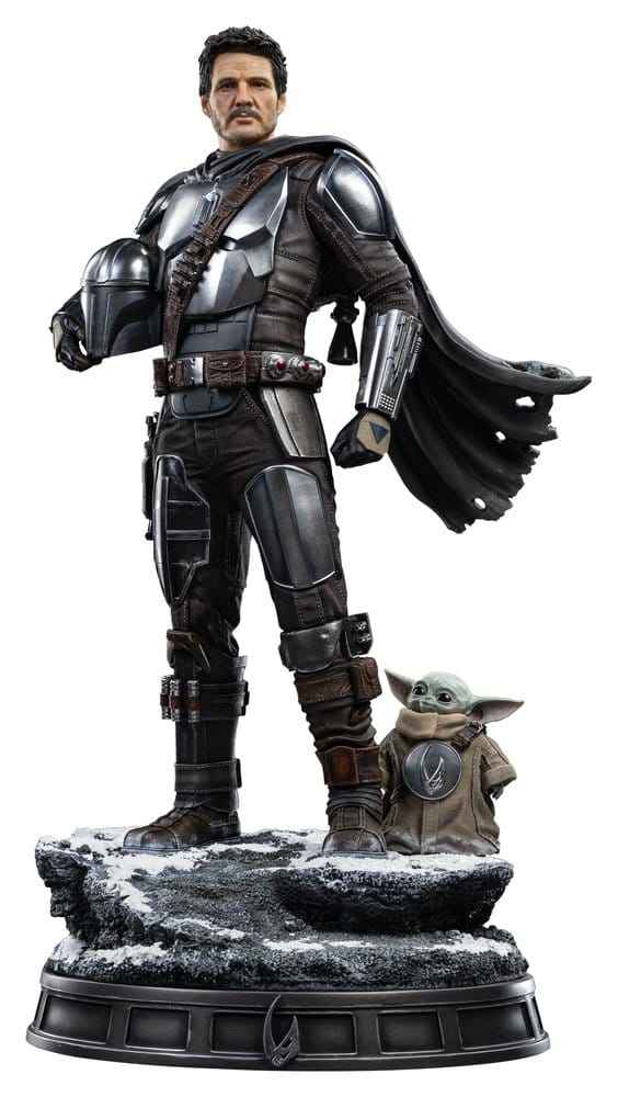 The Mandalorian & Grogu Legacy Replica Figur i skala 1/4, 57 cm - The Mandalorian och Grogu