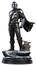 The Mandalorian & Grogu Legacy Replica Figur i skala 1/4, 57 cm - The Mandalorian och Grogu