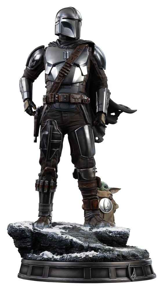 The Mandalorian & Grogu Legacy Replica Figur i skala 1/4, 57 cm - The Mandalorian och Grogu