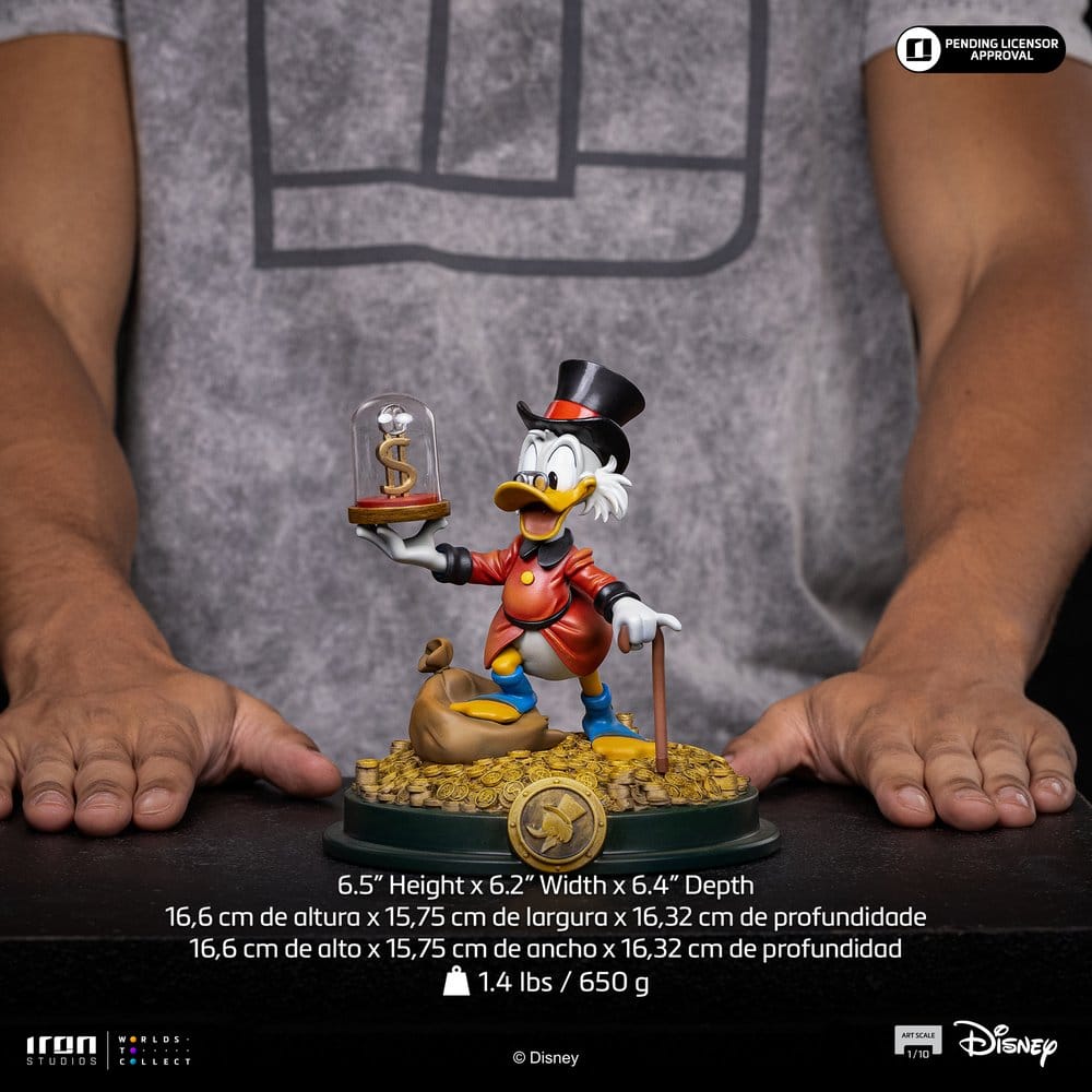 Duck Tales Art Scale Samlarfigur 1/10 Farbror Joakim 17 cm
