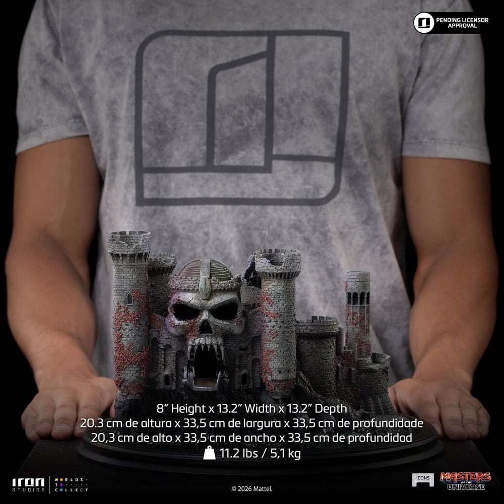 Masters of the Universe Ikoner Replica Grayskull Slott 20 cm