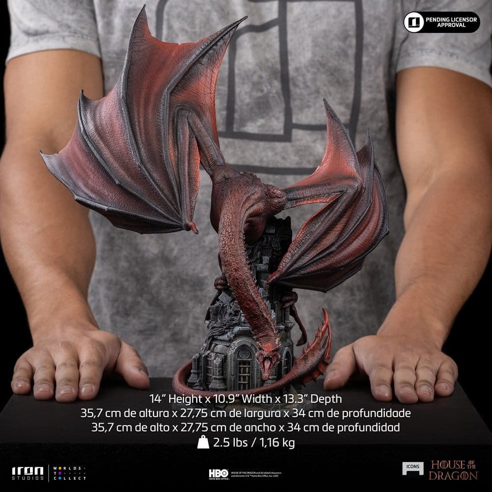 House of the Dragon Icons Figur Caraxes 36 cm