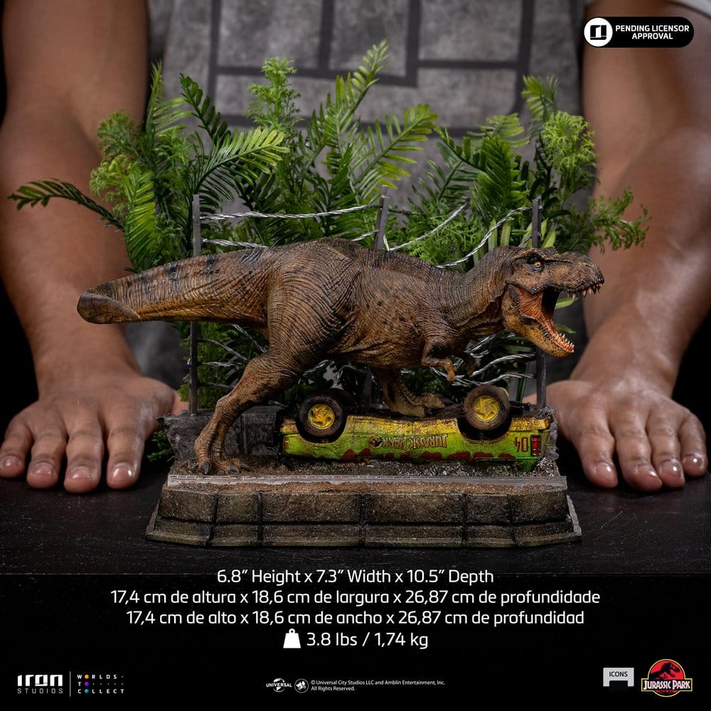 Jurassic Park Icons Figur T-Rex Breakout Set A 17 cm