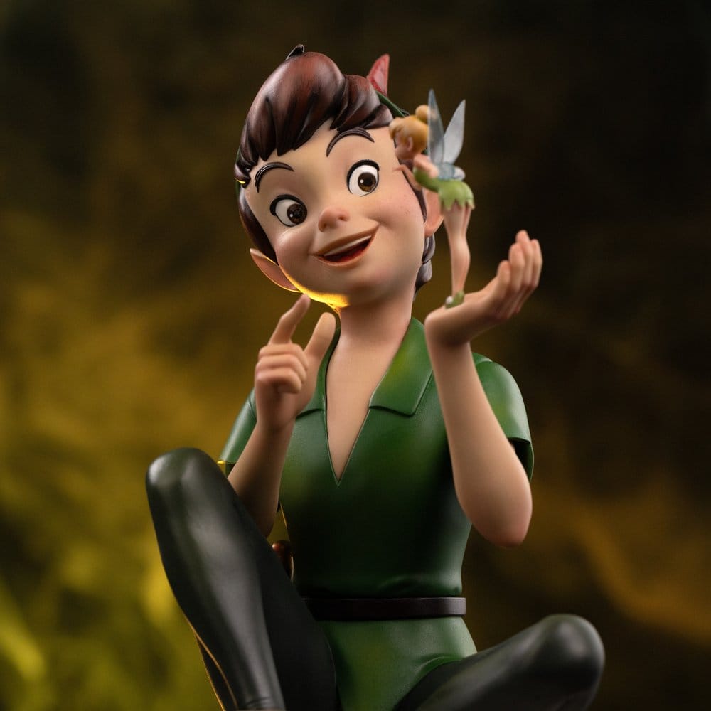 Peter Pan (1953) Art Scale Figur 1/10 Peter Pan & Tinkerbell 23 cm