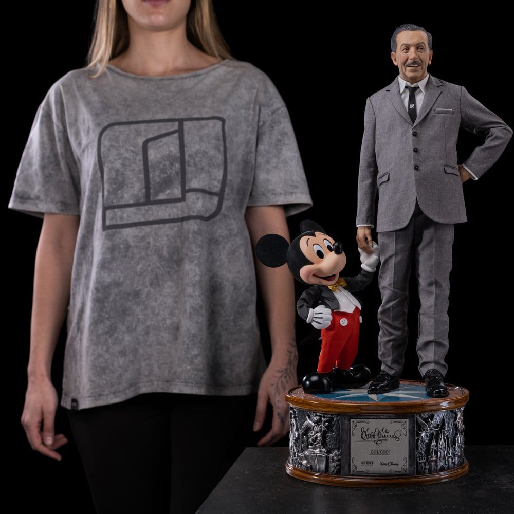 Disney Classics Legacy Replica Statue 1/4 Walt Disney & Mickey Mouse 59 cm
