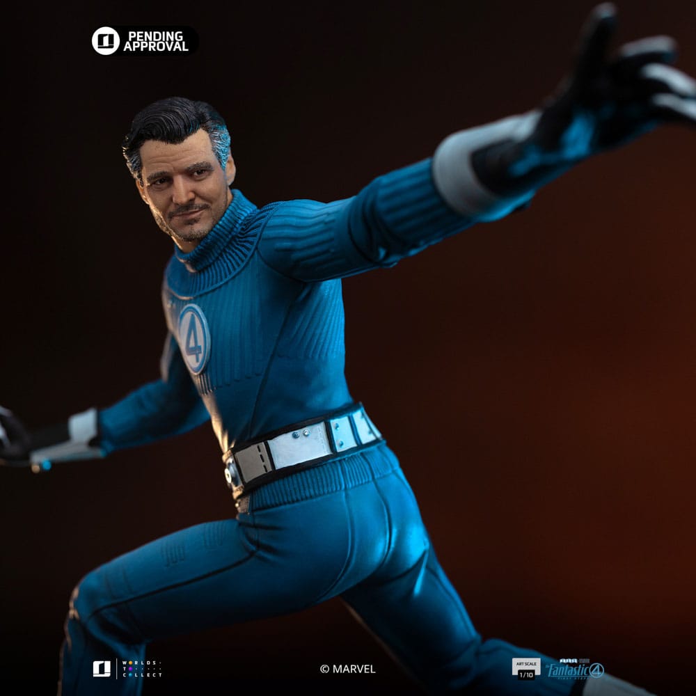 Fantastic Four Art Scale Figur 1/10 Mr. Fantastic och H.E.R.B.I.E 26 cm Iron Studios