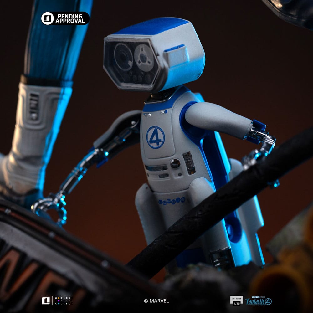 Fantastic Four Art Scale Figur 1/10 Mr. Fantastic och H.E.R.B.I.E 26 cm Iron Studios