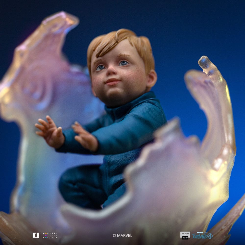 Fantastic Four Art Scale Figur 1/10 Invisible Woman och Franklin 28 cm Iron Studios