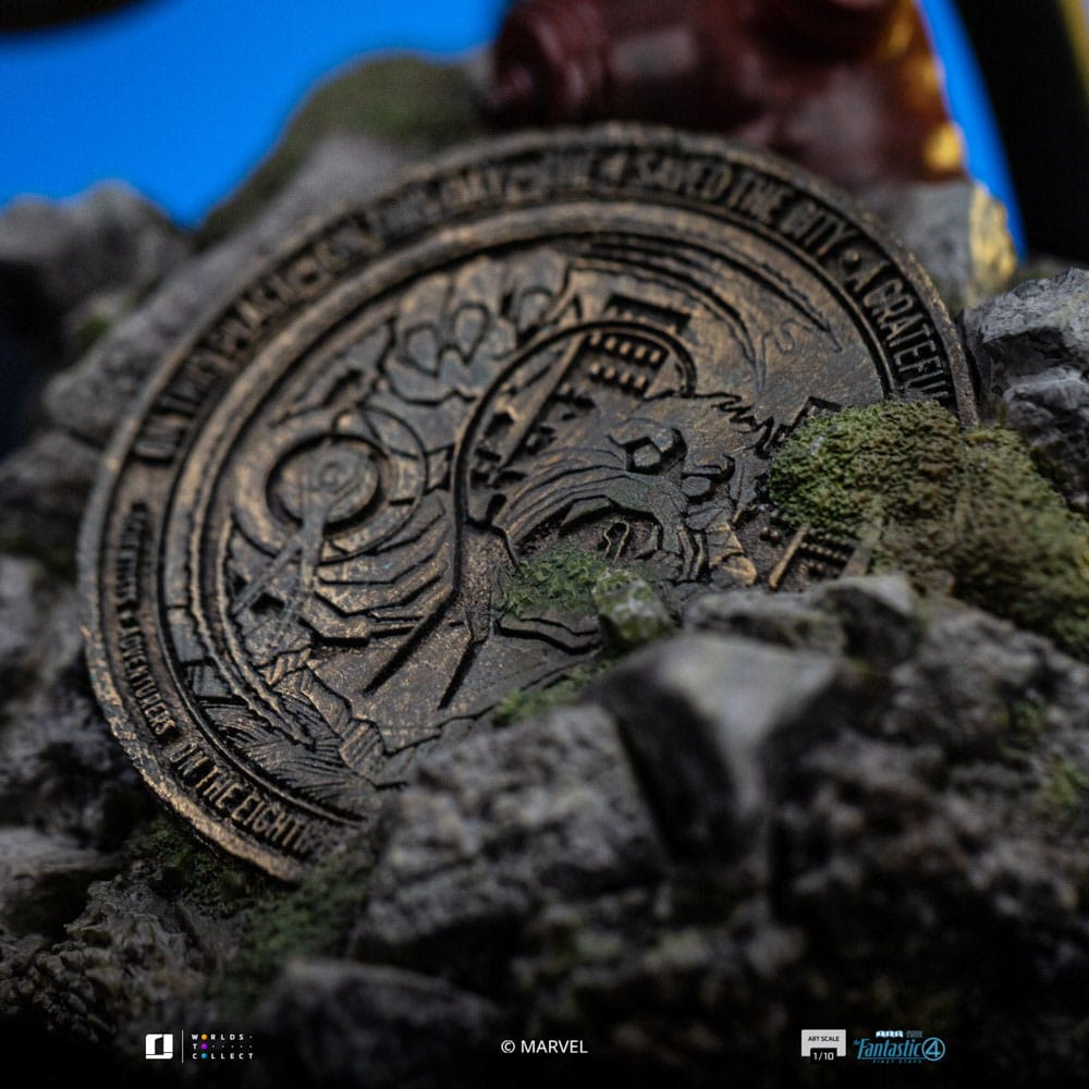 Fantastic Four Art Scale Figur 1/10 Invisible Woman och Franklin 28 cm Iron Studios