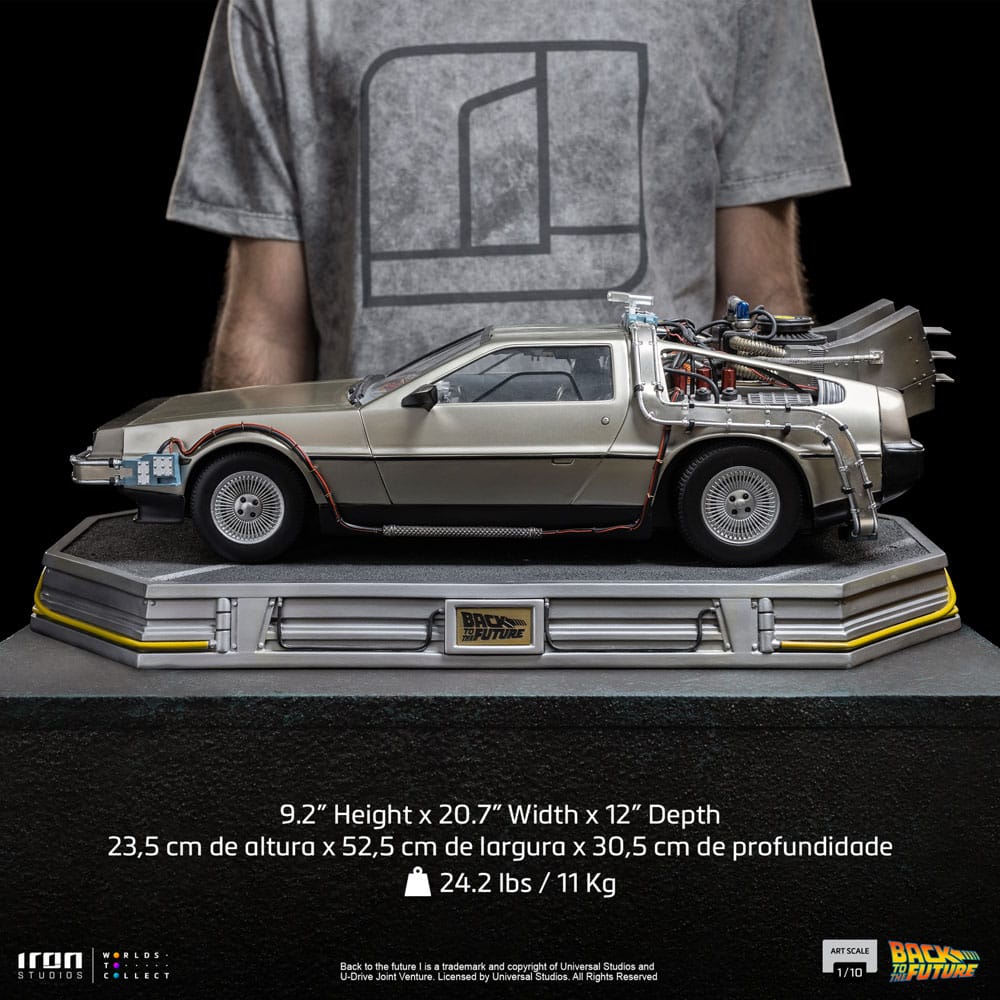 Back to the Future Art Scale Statue 1/10 DeLorean 53 cm