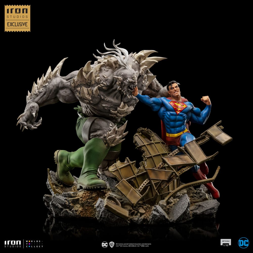 DC Comics BDS Art Scale Figur 1/10 Superman vs Doomsday EU Exclusive 30 cm Iron Studios