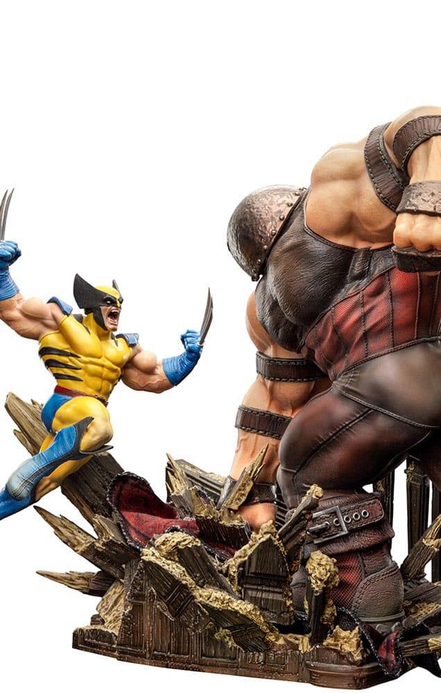 Marvel BDS Art Scale Statue 1/10 Wolverine vs Juggernaut EU Exclusive 30 cm Iron Studios
