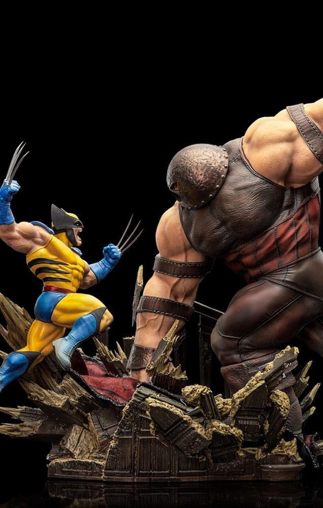 Marvel BDS Art Scale Statue 1/10 Wolverine vs Juggernaut EU Exclusive 30 cm Iron Studios