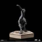Jurassic World Icons Statue Velociraptor Blue 9 cm Iron Studios