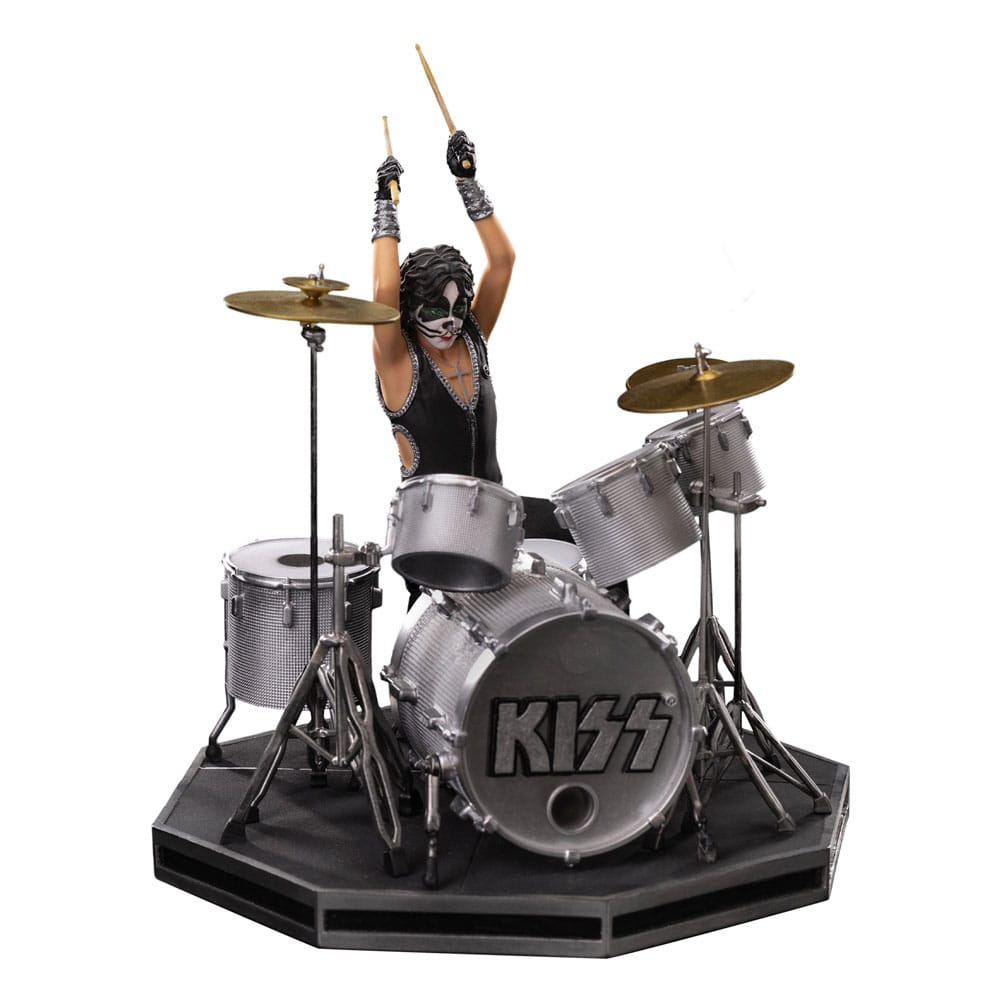 Kiss Art Scale Statue 1/10 Peter Criss Limited Edition 22 cm Iron Studios
