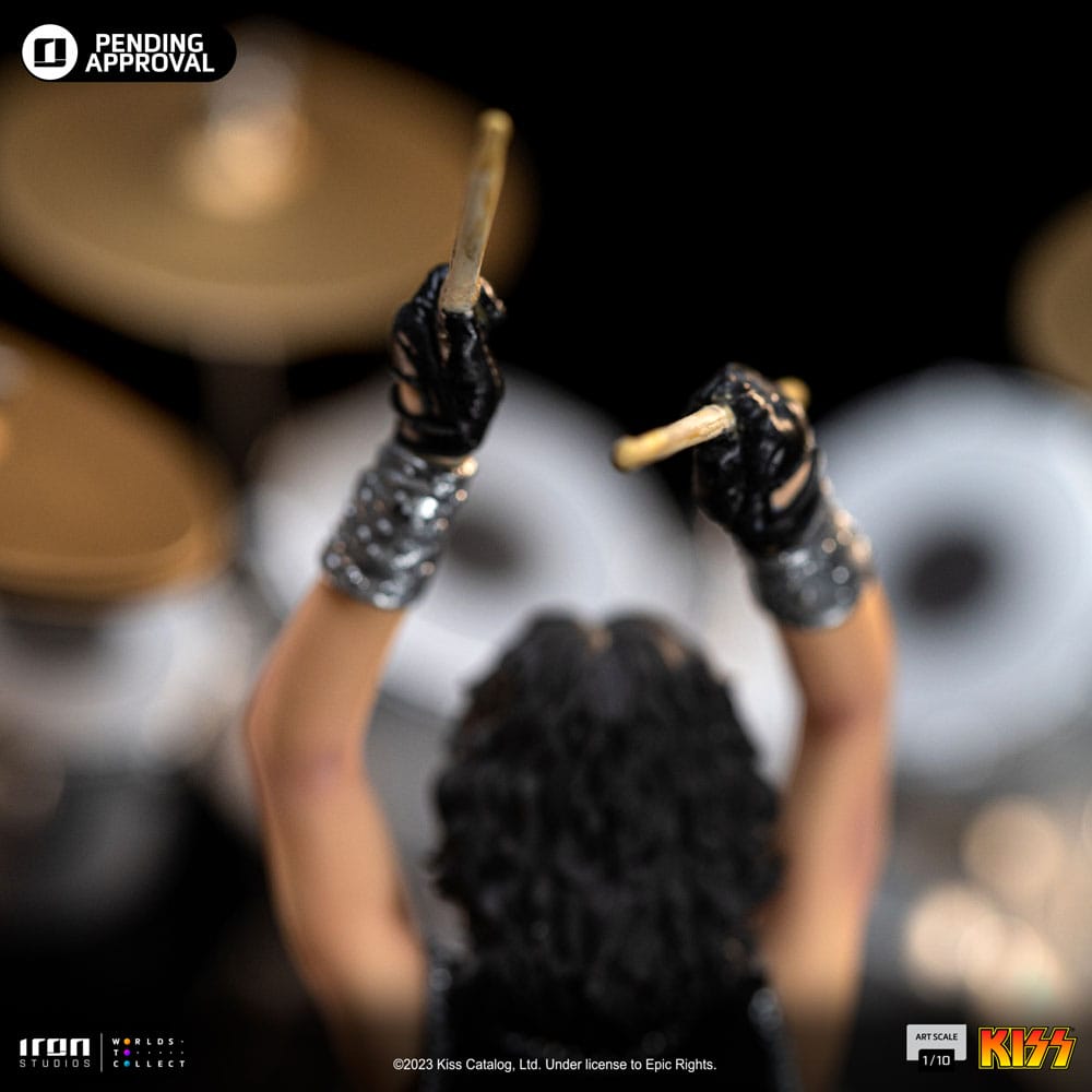 Kiss Art Scale Statue 1/10 Peter Criss Limited Edition 22 cm Iron Studios