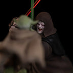 Star Wars Deluxe Art Scale Statue 1/10 Yoda vs Emperor Palpatine (CCXP Exclusive 2024) 31 cm Iron Studios