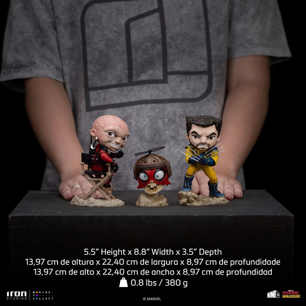 Deadpool & Wolverine Mini Co. PVC Figur - Unmasked 14 cm Iron Studios