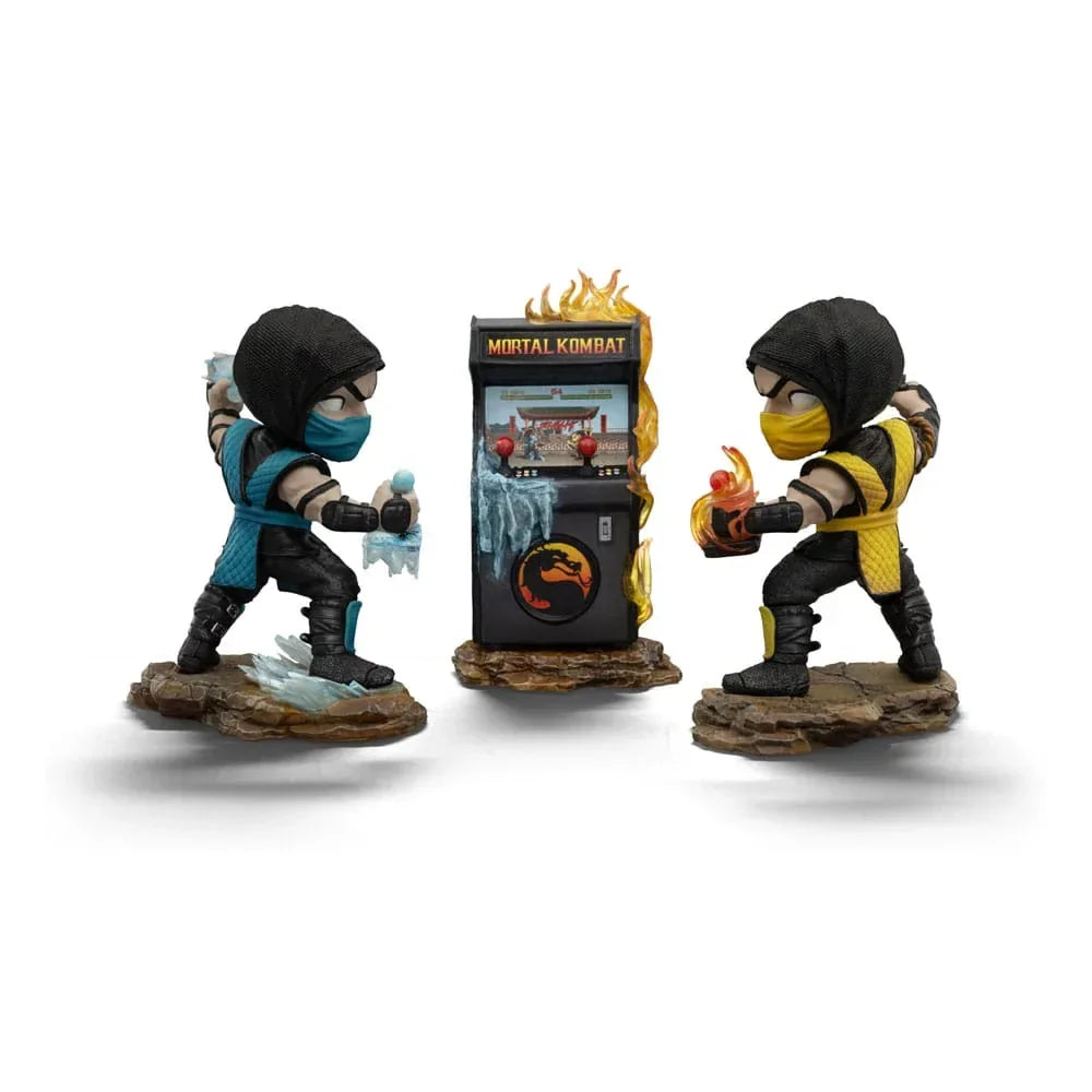 Mortal Kombat Mini Co. PVC Figurer Scorpion vs. Subzero Arcade Set 15 cm Iron Studios