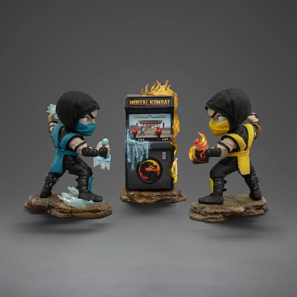 Mortal Kombat Mini Co. PVC Figurer Scorpion vs. Subzero Arcade Set 15 cm Iron Studios