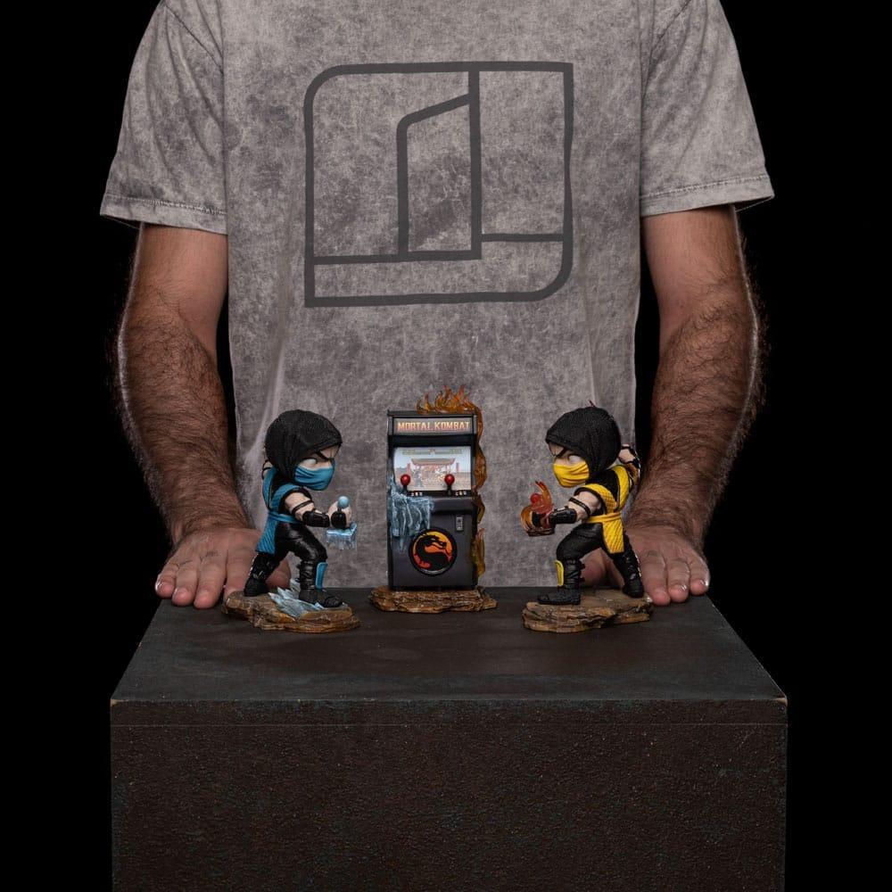 Mortal Kombat Mini Co. PVC Figurer Scorpion vs. Subzero Arcade Set 15 cm Iron Studios