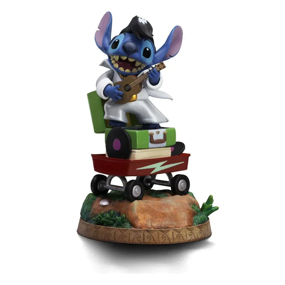 Lilo & Stitch Art Scale Figur 1/10 Stitch King of Rock 17 cm Iron Studios