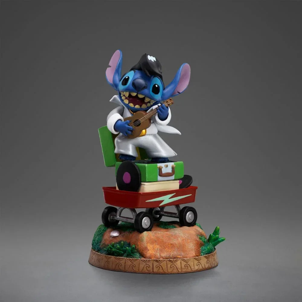 Lilo & Stitch Art Scale Figur 1/10 Stitch King of Rock 17 cm Iron Studios