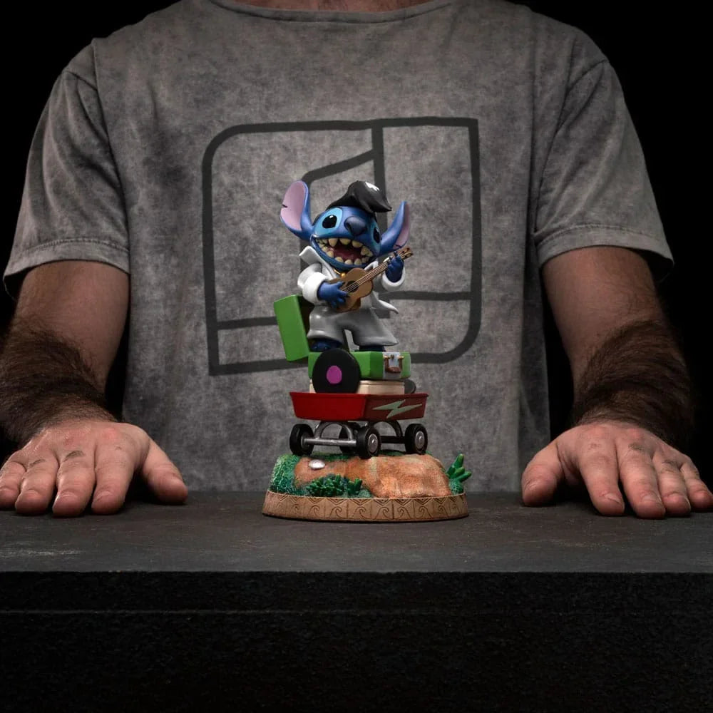 Lilo & Stitch Art Scale Figur 1/10 Stitch King of Rock 17 cm Iron Studios